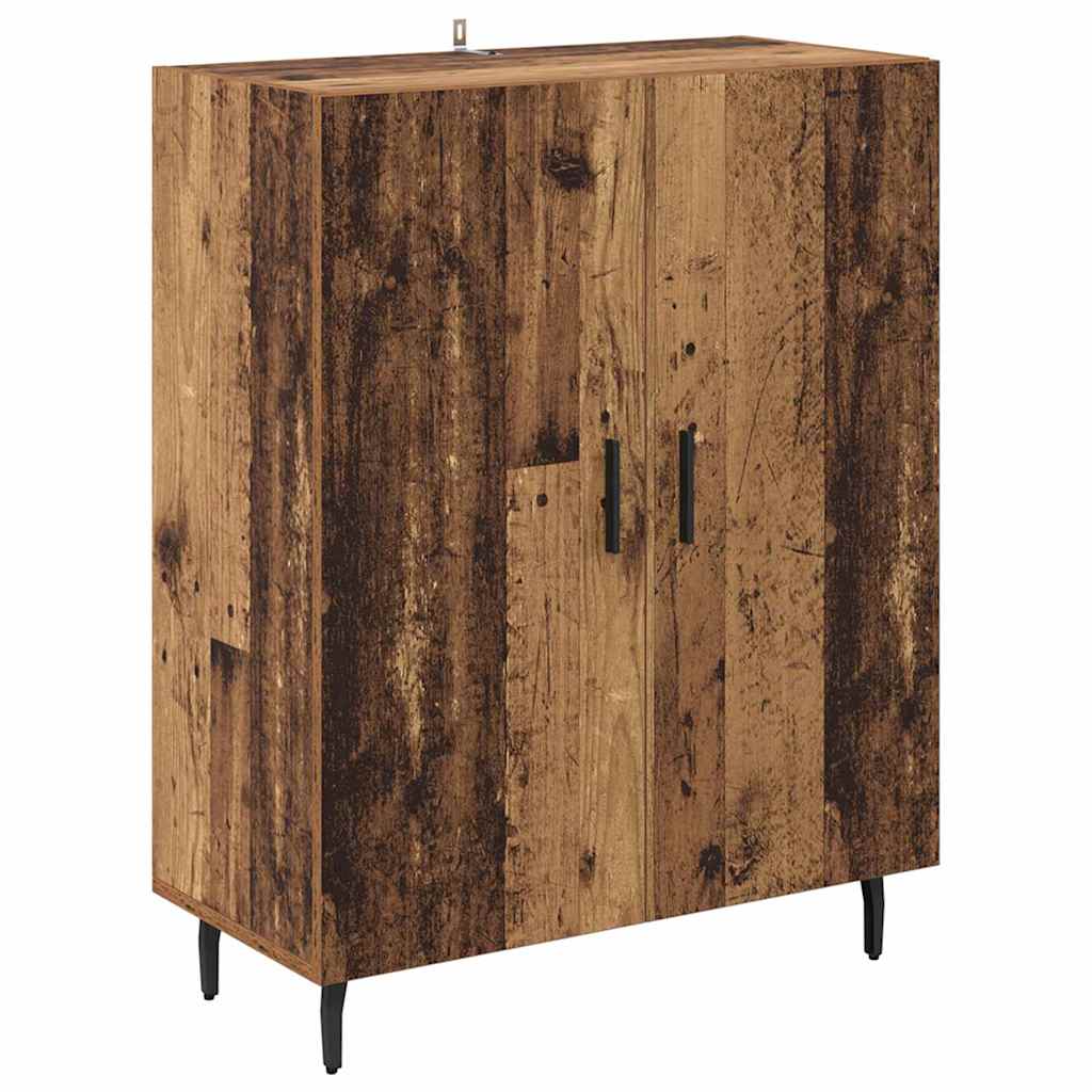 Credenza 2 pcs Legno vecchio Legno multistrato | homemem39