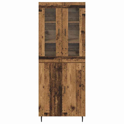 Credenza 2 pcs Legno vecchio Legno multistrato | homemem39