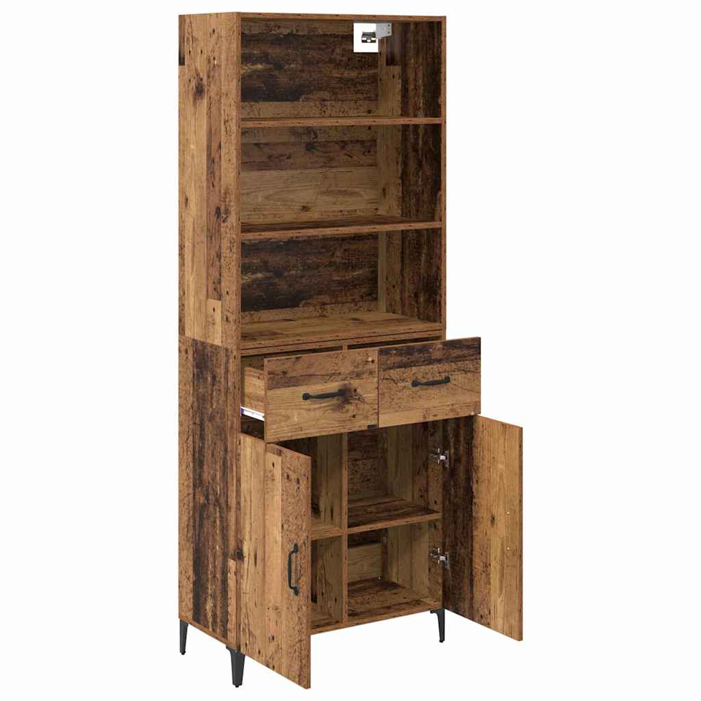 Credenza Legno vecchio 69,5 x 34 x 180 cm Legno ingegnerizzato