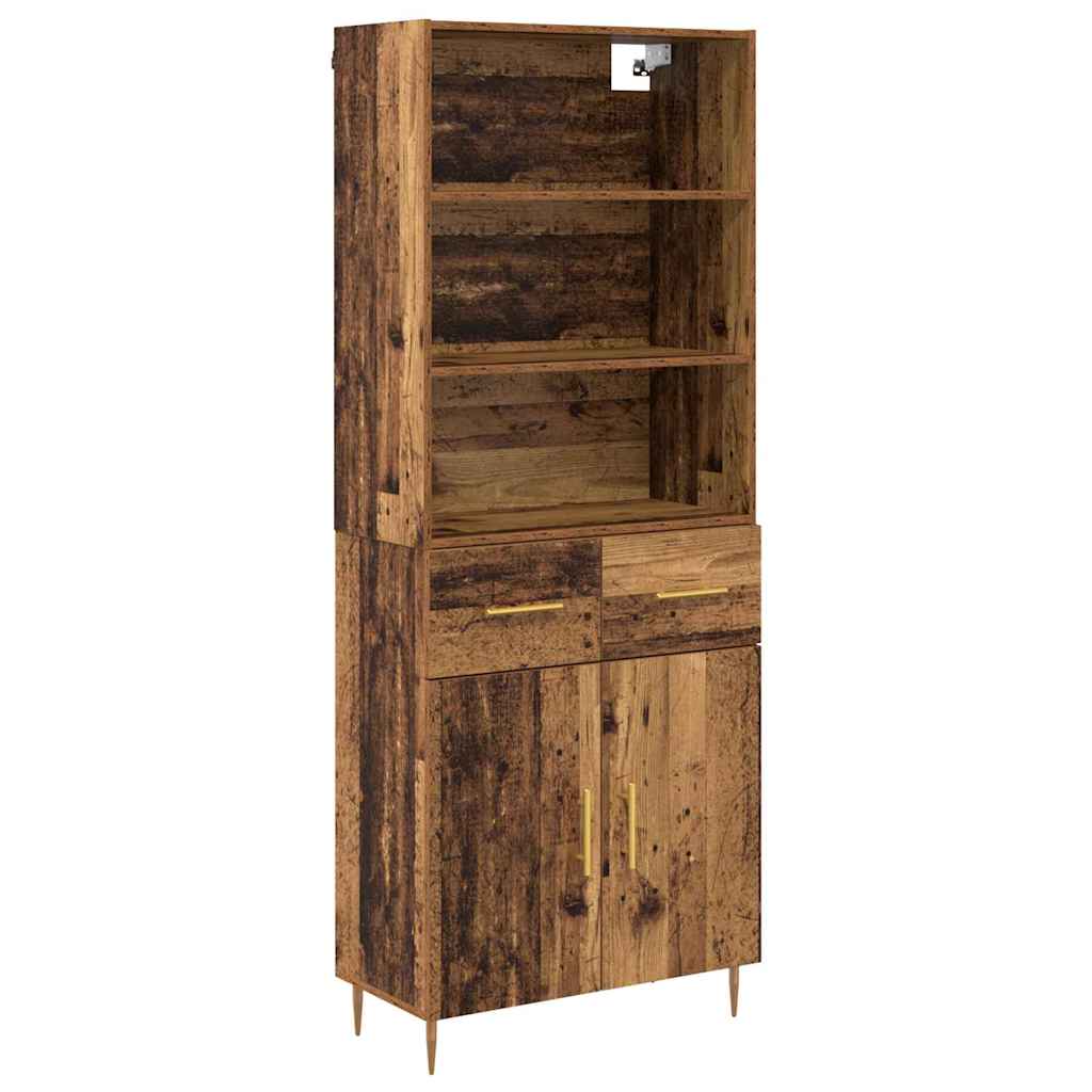 Credenza Legno vecchio 69,5 x 34 x 180 cm Legno ingegnerizzato