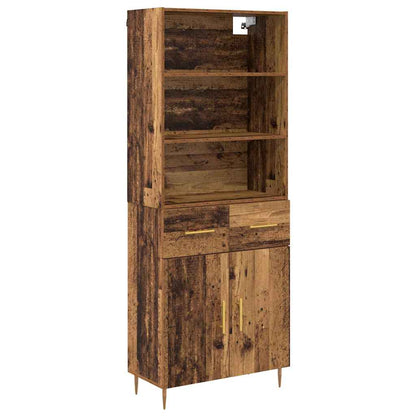 Credenza Legno vecchio 69,5 x 34 x 180 cm Legno ingegnerizzato