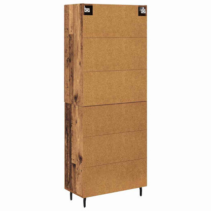 Credenza 2 pcs Legno vecchio Legno multistrato | homemem39
