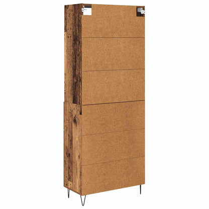 Credenza con cassetto 2 pcs Legno vecchio Legno multistrato | homemem39