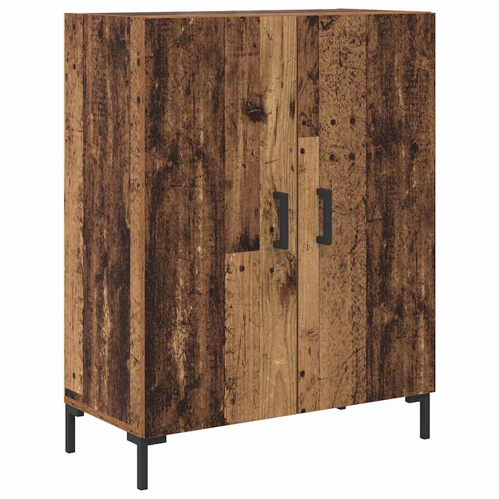 Credenza 2 pcs Legno vecchio Legno multistrato