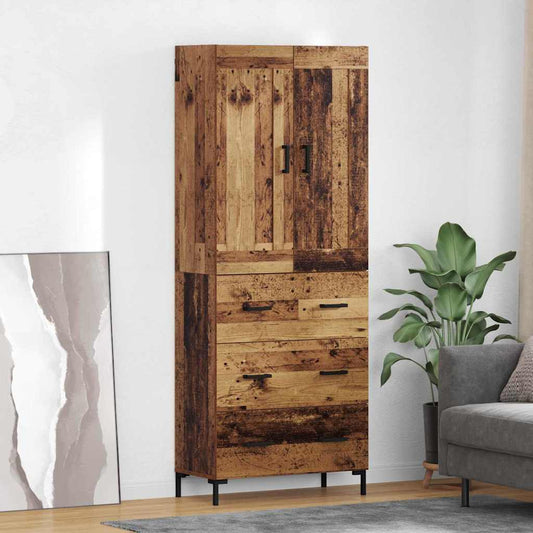 Credenza Legno vecchio 69,5 x 34 x 180 cm Legno multistrato