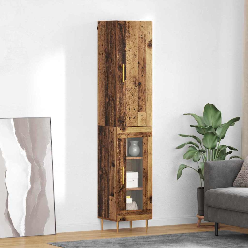 Credenza Legno vecchio 34,5 x 34 x 180 cm Legno multistrato