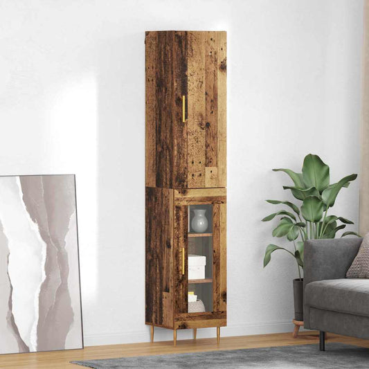 Credenza Legno vecchio 34,5 x 34 x 180 cm Legno multistrato