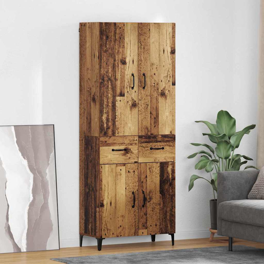 Credenza Legno vecchio 69,5 x 34 x 180 cm Legno multistrato
