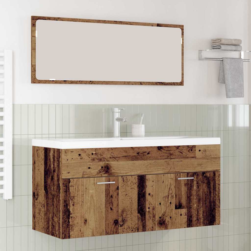 Mobile da Bagno con porta Legno vecchio 100 x 38,5 x 46 cm