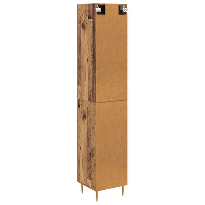 Credenza 2 pcs Legno vecchio Legno multistrato