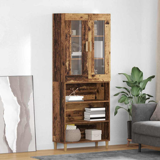 Credenza Legno vecchio 69,5 x 34 x 180 cm