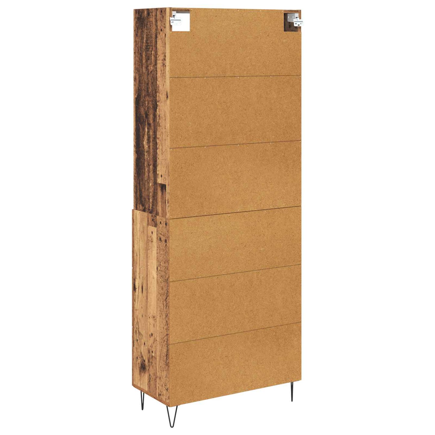 Credenza con cassetto 2 pcs Legno vecchio Legno multistrato | homemem39