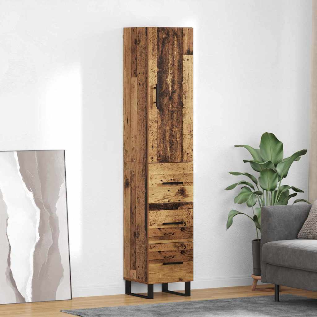 Credenza Legno vecchio 34,5 x 34 x 180 cm Legno multistrato
