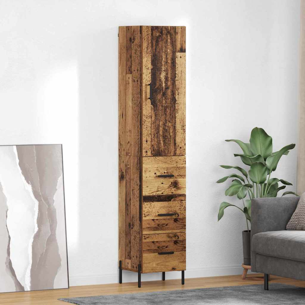Credenza Legno vecchio 34,5 x 34 x 180 cm Legno multistrato