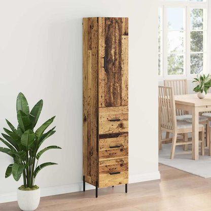 Credenza Legno vecchio 34,5 x 34 x 180 cm Legno multistrato
