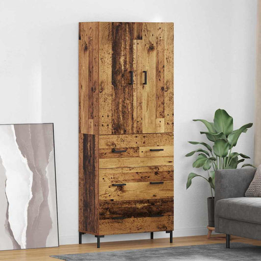 Credenza Legno vecchio 69,5 x 34 x 180 cm Legno multistrato