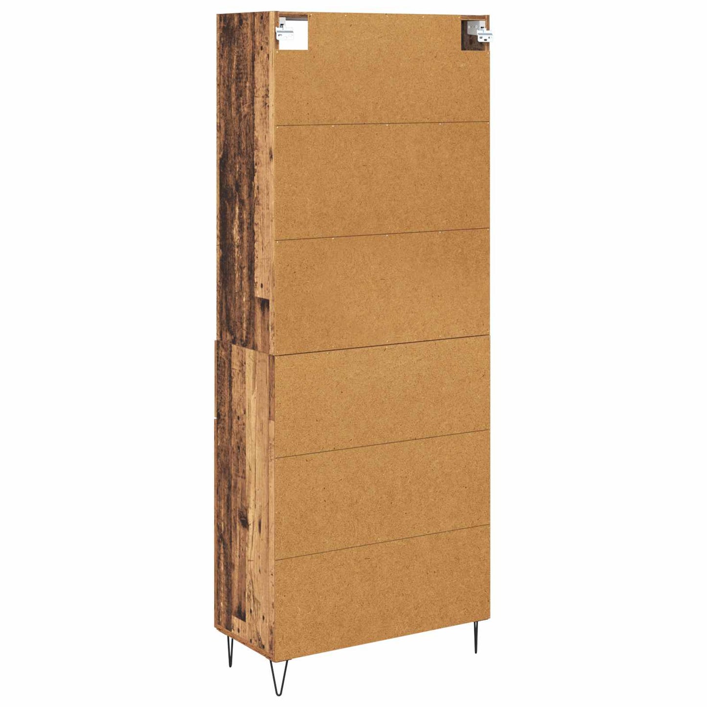 Credenza con cassetto 2 pcs Legno vecchio Legno multistrato | homemem39