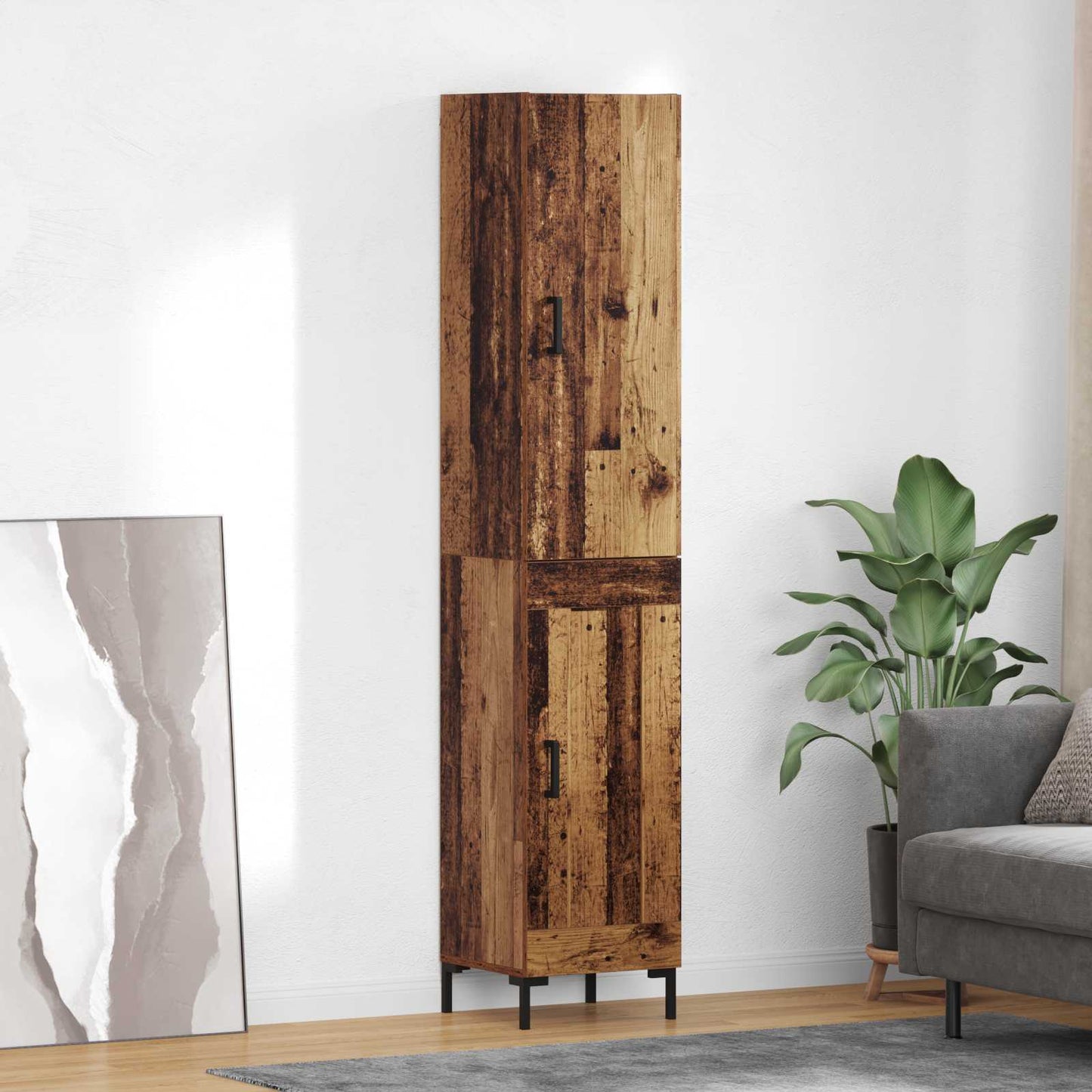 Credenza Legno vecchio 69,5 x 34 x 180 cm Legno multistrato