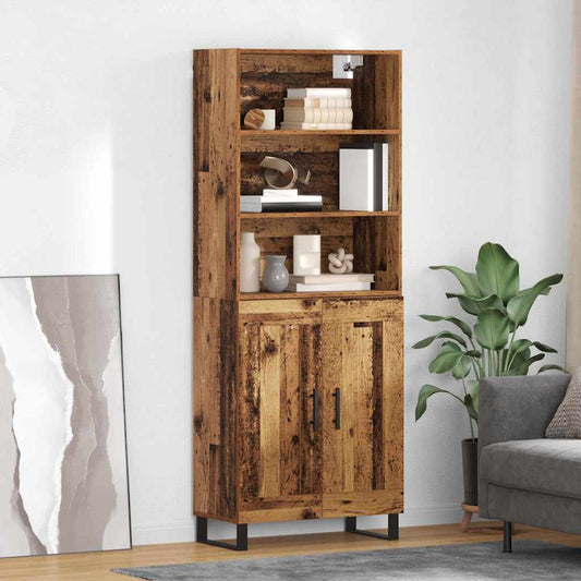 Credenza Legno vecchio 69,5 x 34 x 180 cm Legno multistrato