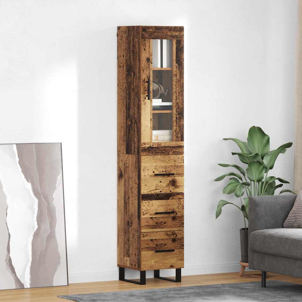 Credenza Legno vecchio 69,5 x 34 x 180 cm Legno multistrato