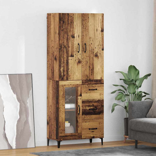 Credenza Legno vecchio 69,5 x 34 x 180 cm Legno multistrato