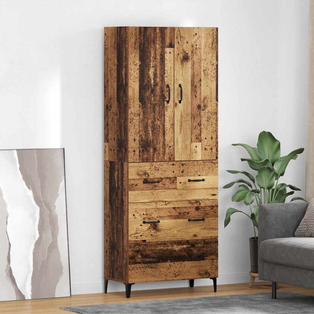 Credenza Legno vecchio 69,5 x 34 x 180 cm Legno multistrato
