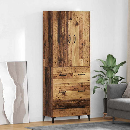 Credenza Legno vecchio 69,5 x 34 x 180 cm Legno multistrato