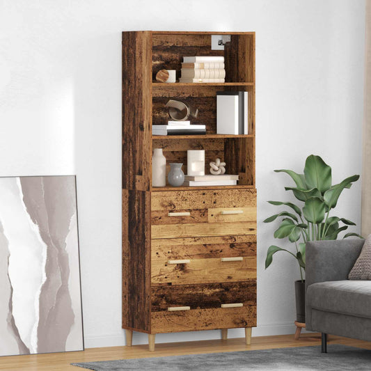 Credenza Legno vecchio 69,5 x 32,5 x 180 cm Legno multistrato