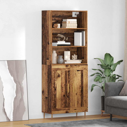 Credenza Legno vecchio 69,5 x 34 x 180 cm Legno multistrato