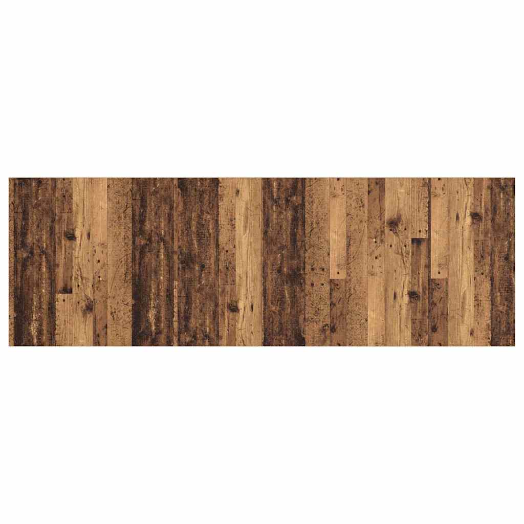 Testata con Comodino 3 pcs Legno vecchio Legno multistrato