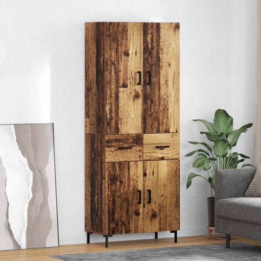 Credenza Legno vecchio 69,5 x 34 x 180 cm Legno multistrato