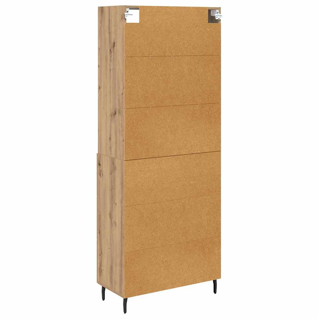 Credenza con cassetto Rovere artigianale 69,5 x 34 x 180 cm