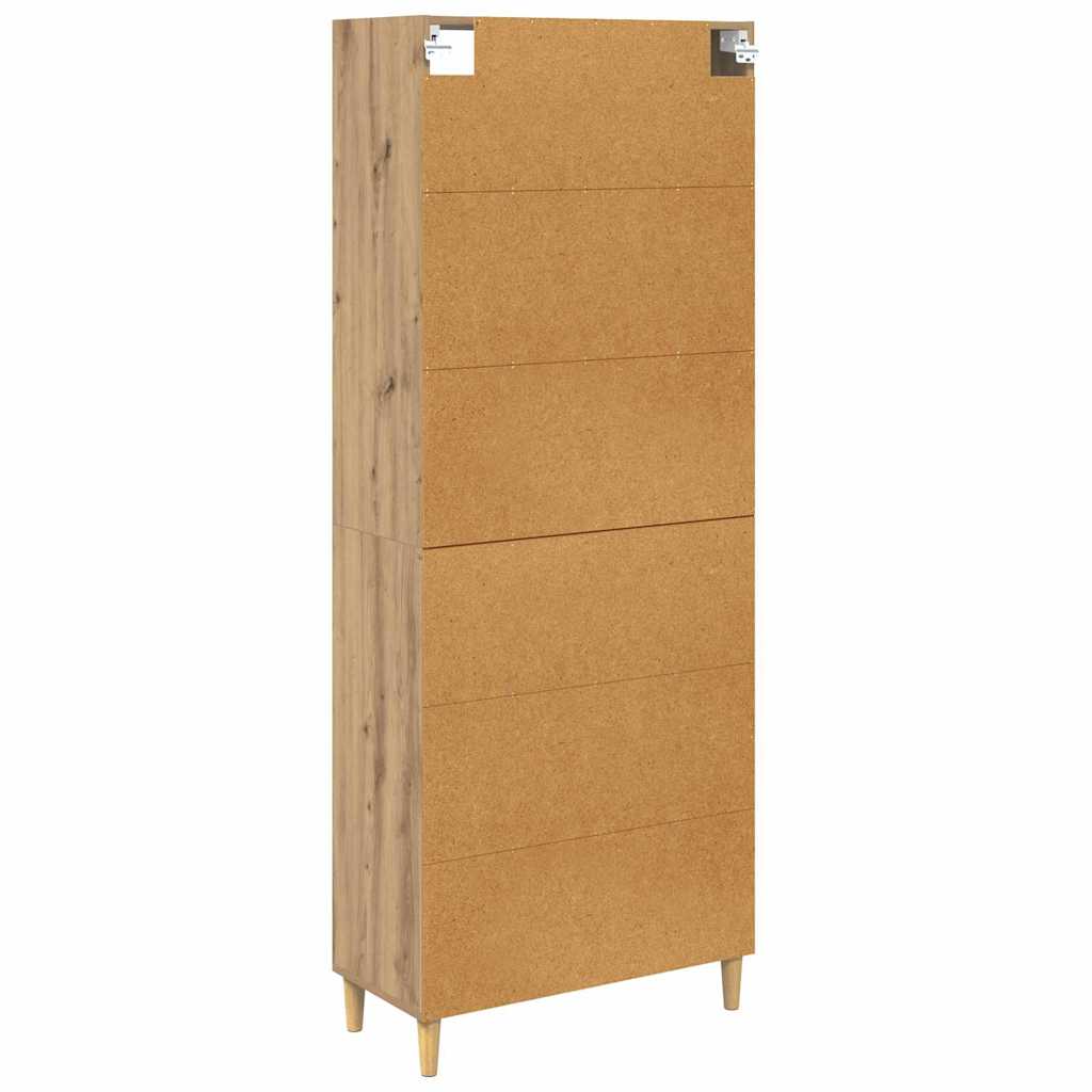 Credenza Rovere artigianale 69,5 x 32,5 x 180 cm