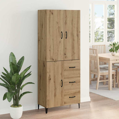 Credenza con cassetto Rovere artigianale 69,5 x 34 x 180 cm
