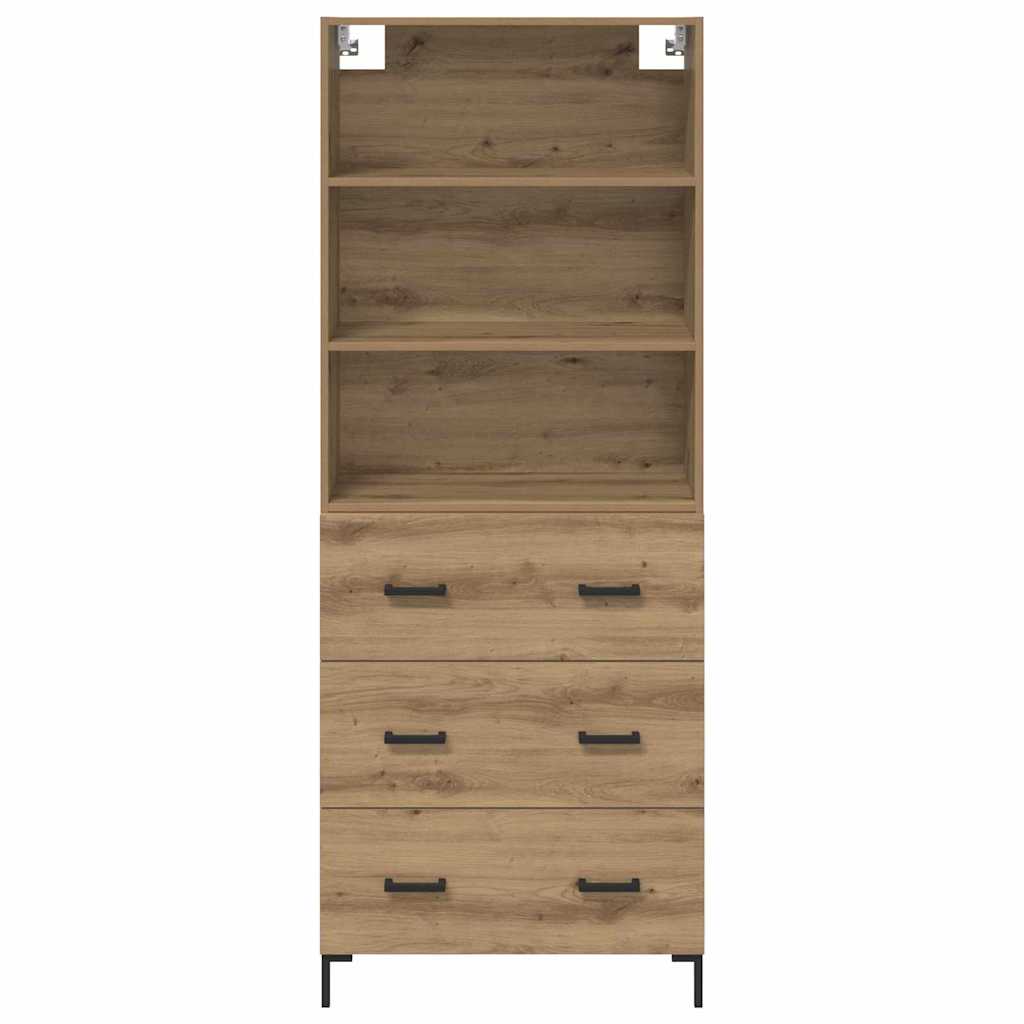 Credenza con cassetto Rovere artigianale 69,5 x 34 x 180 cm