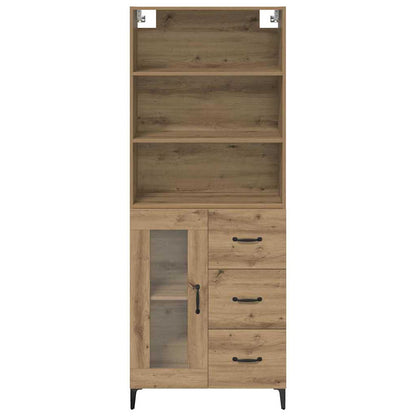 Credenza con cassetto Rovere artigianale 69,5 x 34 x 180 cm