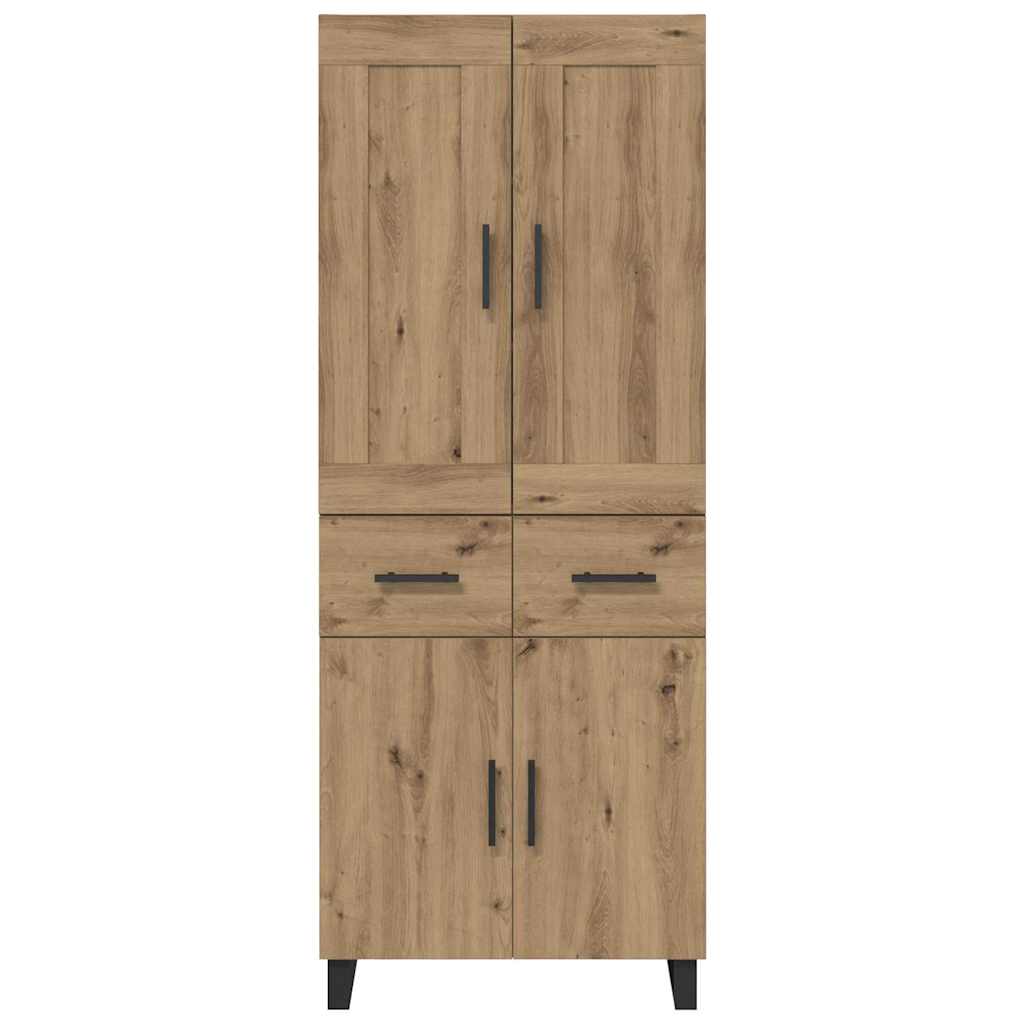 Credenza con cassetto Rovere artigianale 69,5 x 34 x 180 cm