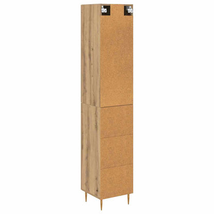 Credenza Rovere artigianale 34,5 x 34 x 180 cm