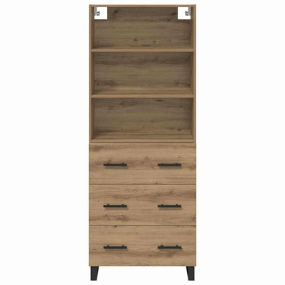 Credenza con cassetto Rovere artigianale 69,5 x 34 x 180 cm