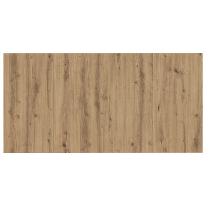 Testata con Comodino 3 pcs Rovere artigianale Legno multistrato