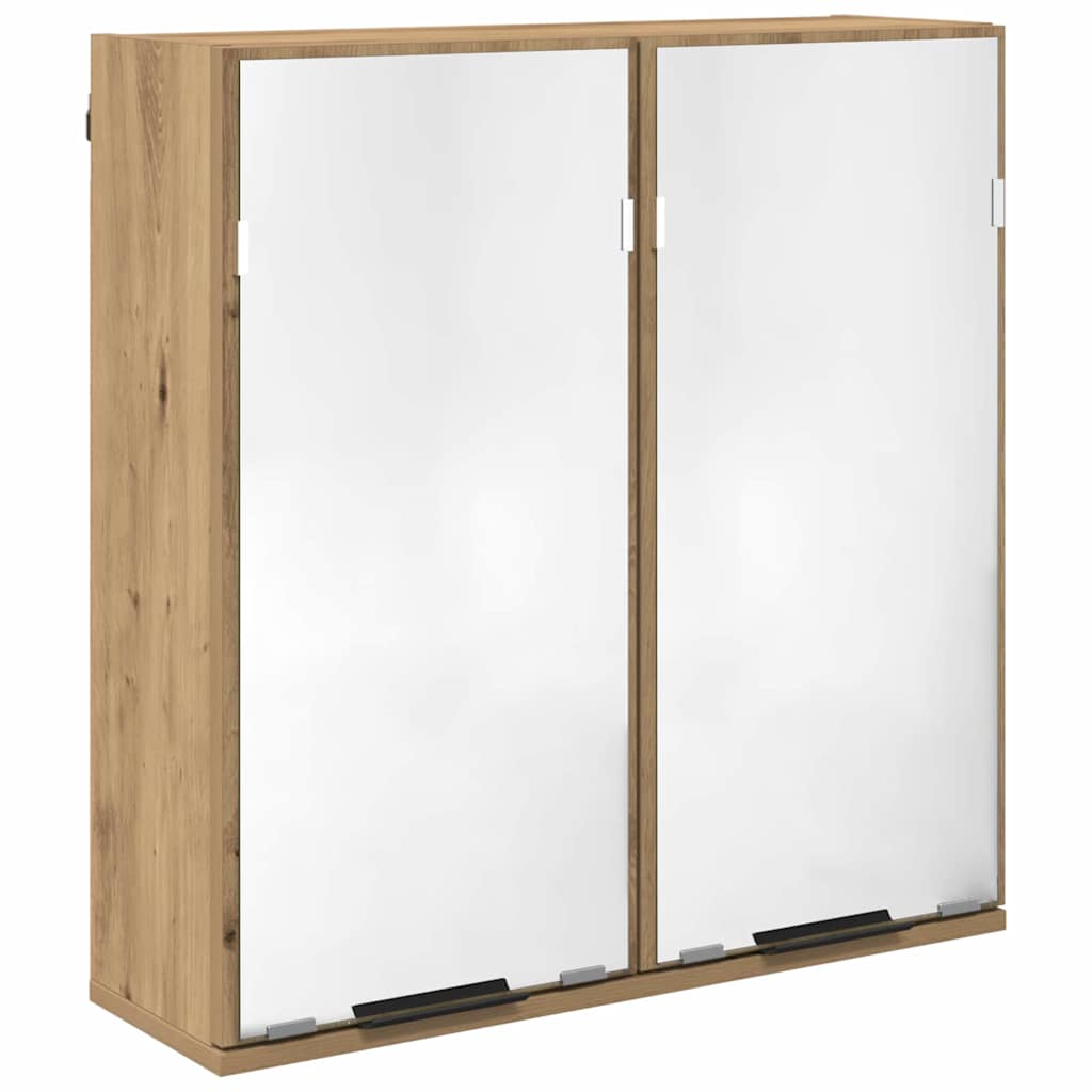 Set di Armadi da Bagno 2 pz Rovere artigianale | homemem39