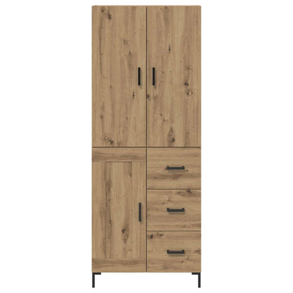 Credenza con cassetto Rovere artigianale 69,5 x 34 x 180 cm