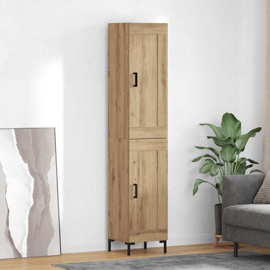 Credenza Rovere artigianale 34,5 x 34 x 180 cm