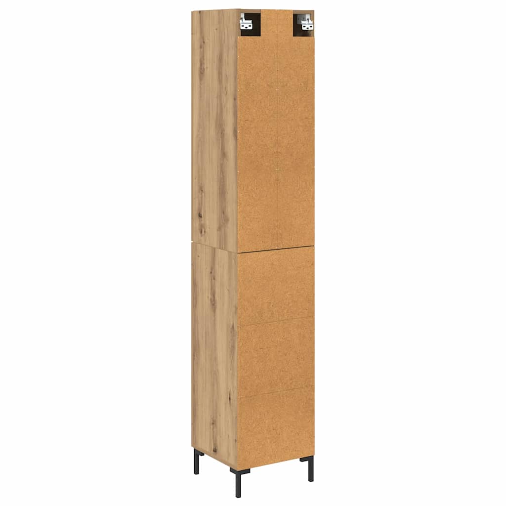 Credenza Rovere artigianale 34,5 x 34 x 180 cm