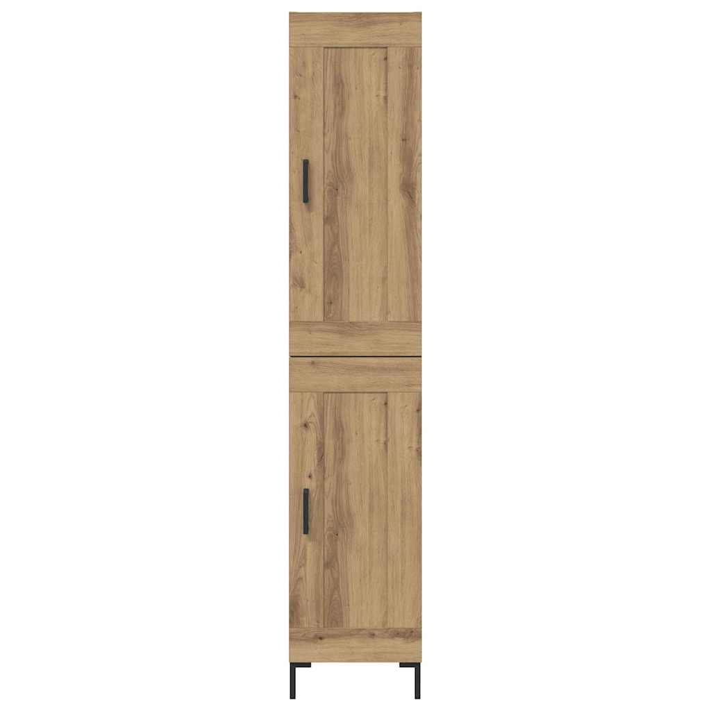 Credenza Rovere artigianale 34,5 x 34 x 180 cm