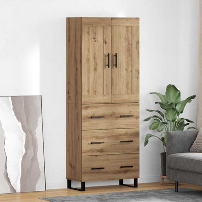 Credenza con cassetto Rovere artigianale 69,5 x 34 x 180 cm