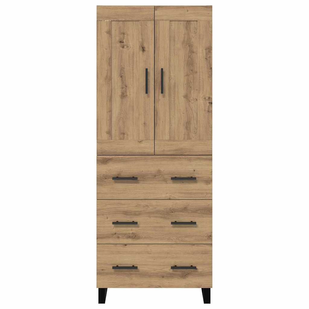 Credenza con cassetto Rovere artigianale 69,5 x 34 x 180 cm