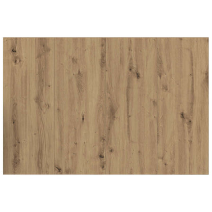 Testata con Comodino 3 pcs Rovere artigianale Legno multistrato