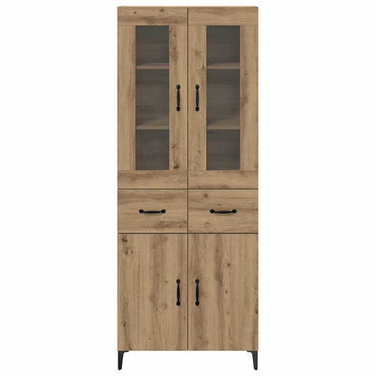 Credenza con cassetto Rovere artigianale 69,5 x 34 x 180 cm