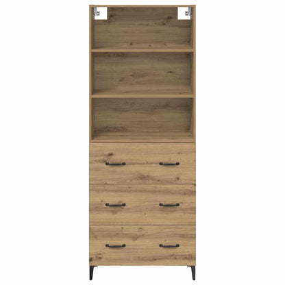 Credenza con cassetto Rovere artigianale 69,5 x 34 x 180 cm